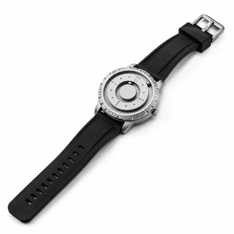 Relógio Magneto White Silicone