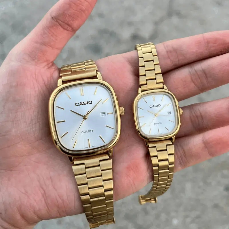 Conjunto Premium Casal • 2 Relógios CASIO com Caixas Individuais