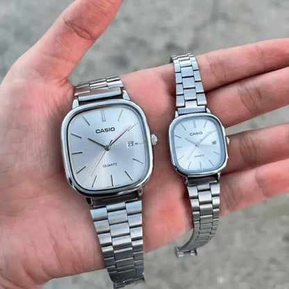Conjunto Premium Casal • 2 Relógios CASIO com Caixas Individuais