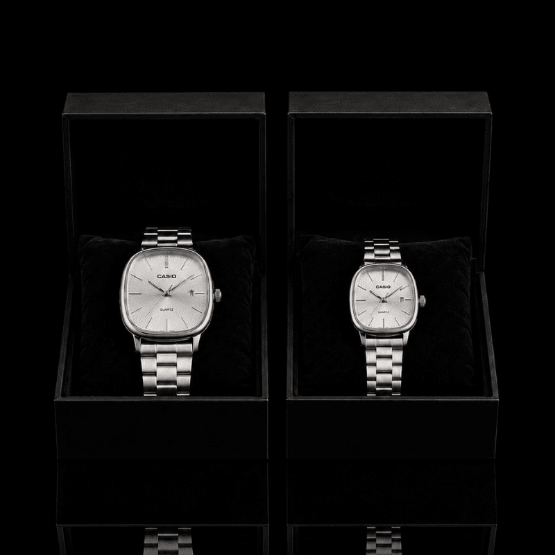 Conjunto Premium Casal • 2 Relógios CASIO com Caixas Individuais