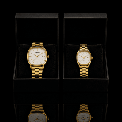 Conjunto Premium Casal • 2 Relógios CASIO com Caixas Individuais